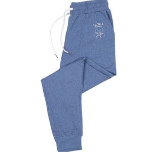 Aloha offshore blue embroidered joggers size M/L